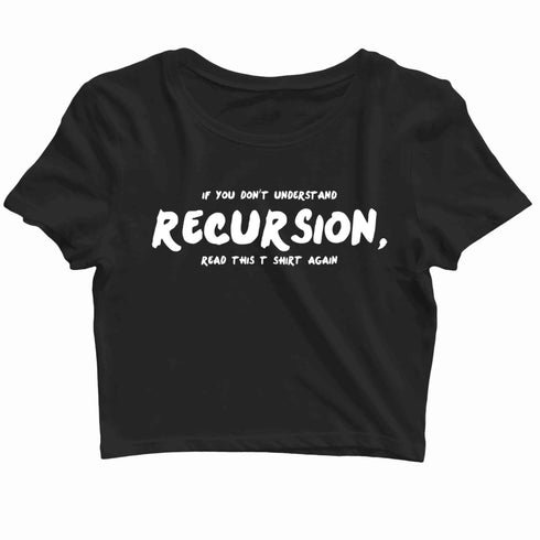 Coding Nerd Engineering CLOUD IS JUST ANOTHER COMPUTER Custom Printed Graphic Design Crop Top T-Shirt for Women