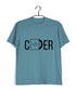 Coding Pop Culture CODER Nerd Engineering Casual Graphic Printed T-Shirt for Men