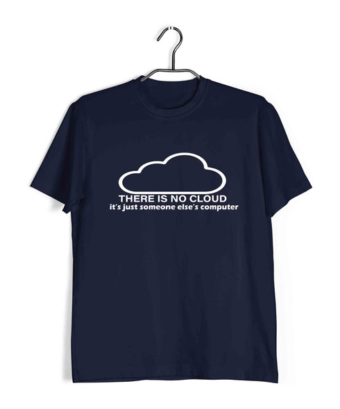 Coding CLOUD IS JUST ANOTHER COMPUTER Nerd Engineering Casual Graphic Printed T-Shirt for Men
