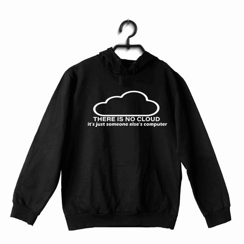 NERD GEEK Coding Nerd Engineering CLOUD IS JUST ANOTHER COMPUTER UNISEX HOODIE Sweatshirts