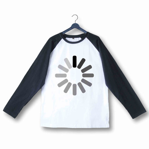 Coding Nerd Engineering LOADING Custom Printed Graphic Design Raglan T-Shirt for Women