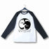 Nerd SCHRODINGERS EQUATION YIN YANG Custom Printed Graphic Design Raglan T-Shirt for Women