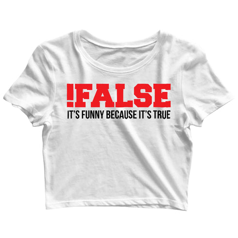 Coding Nerd Engineering CODE IS CLEAN MIND IS DIRTY Custom Printed Graphic Design Crop Top T-Shirt for Women