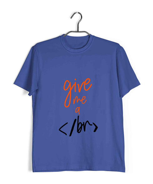 Coding GIMME A BREAK Nerd Engineering Casual Graphic Printed T-Shirt for Men