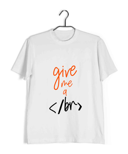 Coding GIMME A BREAK Nerd Engineering Casual Graphic Printed T-Shirt for Men