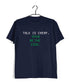 Coding TALK IS CHEAP. SHOW ME THE CODE Nerd Engineering Casual Graphic Printed T-Shirt for Men