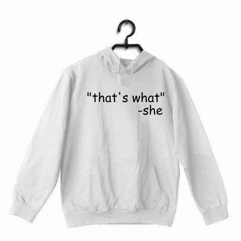 NERD GEEK Coding Nerd Engineering THAT‰ۡó»S WHAT SHE SAID UNISEX HOODIE Sweatshirts