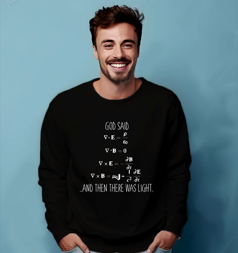 Aaramkhor PHYSICS MAXWELLS EQUATIONS PHYSICS Science, Nerd, Geeky winter 23 Unisex Sweatshirts