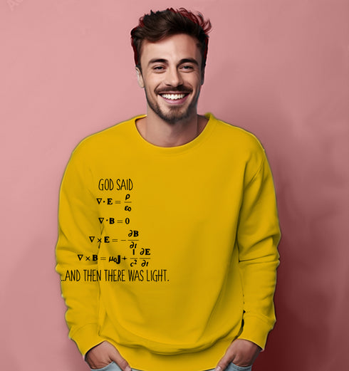Aaramkhor PHYSICS MAXWELLS EQUATIONS PHYSICS Science, Nerd, Geeky winter 23 Unisex Sweatshirts