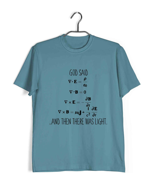 Physics PHYSICS MAXWELLS EQUATIONS Nerd Casual Graphic Printed T-Shirt for Men