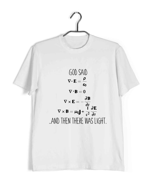 Physics PHYSICS MAXWELLS EQUATIONS Nerd Casual Graphic Printed T-Shirt for Men