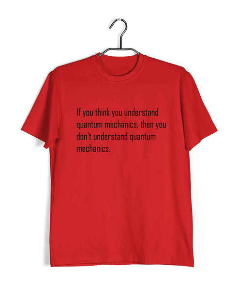 Physics QUANTUM MECHANICS CONUNDRUM Nerd Casual Graphic Printed T-Shirt for Men