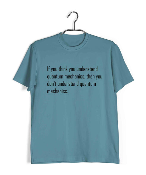 NERD GEEK Nerd Physics QUANTUM MECHANICS CONUNDRUM Custom Printed Graphic Design T-Shirt for Men