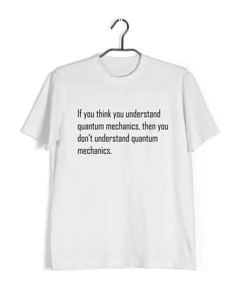 Physics QUANTUM MECHANICS CONUNDRUM Nerd Casual Graphic Printed T-Shirt for Men