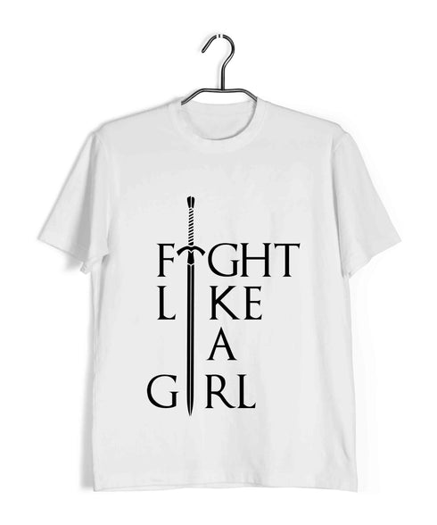 Feminism Fight like a girl Feminista Casual Graphic Printed T-Shirt for Men