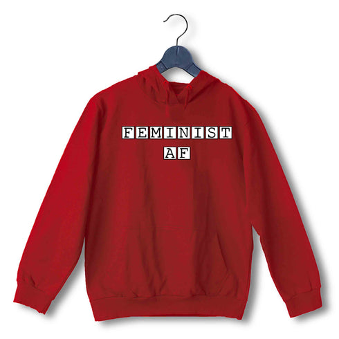 Feminista Feminism FEMINIST AF UNISEX HOODIE Sweatshirts