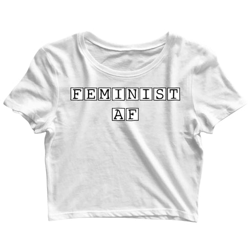 Feminism FEMINIST AF Feminista Casual Graphic Printed T-Shirt for Men