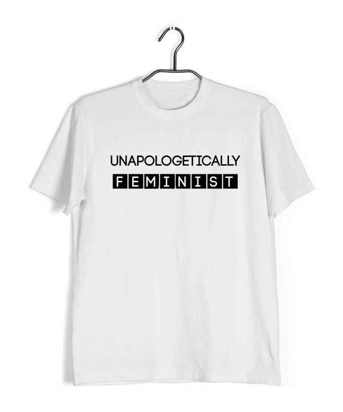 Feminism Unapologetically Feminist Feminista Casual Graphic Printed T-Shirt for Men