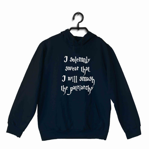 Feminista Feminism SOLEMNLY SMASH THE PATRIARCHY UNISEX HOODIE Sweatshirts