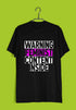 Feminism Warning: Feminist Content Inside Feminista Casual Graphic Printed T-Shirt for Men