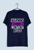 Feminism Warning: Feminist Content Inside Feminista Casual Graphic Printed T-Shirt for Men