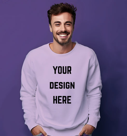 Aaramkhor Customized Design Your Own or Personalized Photo Printed Design Your Own Custom Merchandise summer-22 Unisex Sweatshirts