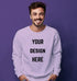 Aaramkhor Customized Design Your Own or Personalized Photo Printed Design Your Own Custom Merchandise summer-22 Unisex Sweatshirts