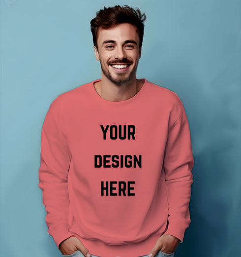 Aaramkhor Customized Design Your Own or Personalized Photo Printed Design Your Own Custom Merchandise summer-22 Unisex Sweatshirts