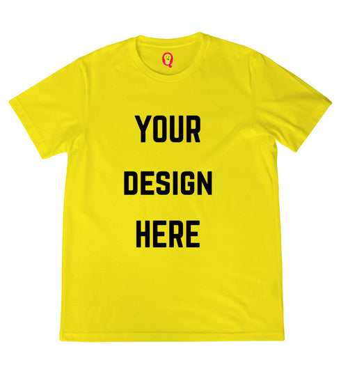 Aaramkhor Customized Design Your Own or Personalized Photo Printed Design Your Own Custom Merchandise summer-22 Mens TShirts