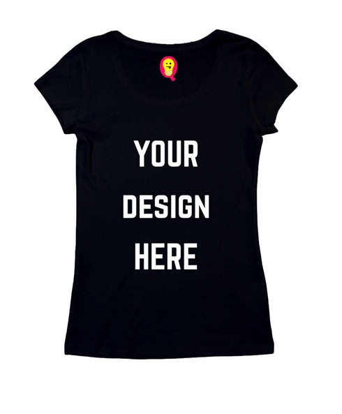 Aaramkhor Customized Design Your Own or Personalized Photo Printed Design Your Own Custom Merchandise summer-22 Womens Tshirts