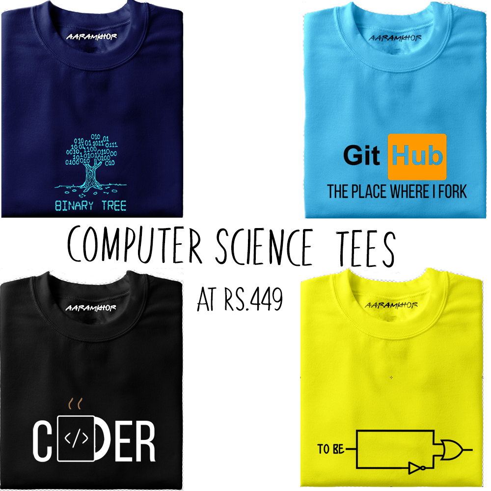 82-Computer Science Engineering Coding T-Shirts & Tops – Aaramkhor
